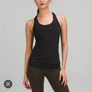 LULULEMON Cool Racerback Black Tank Top